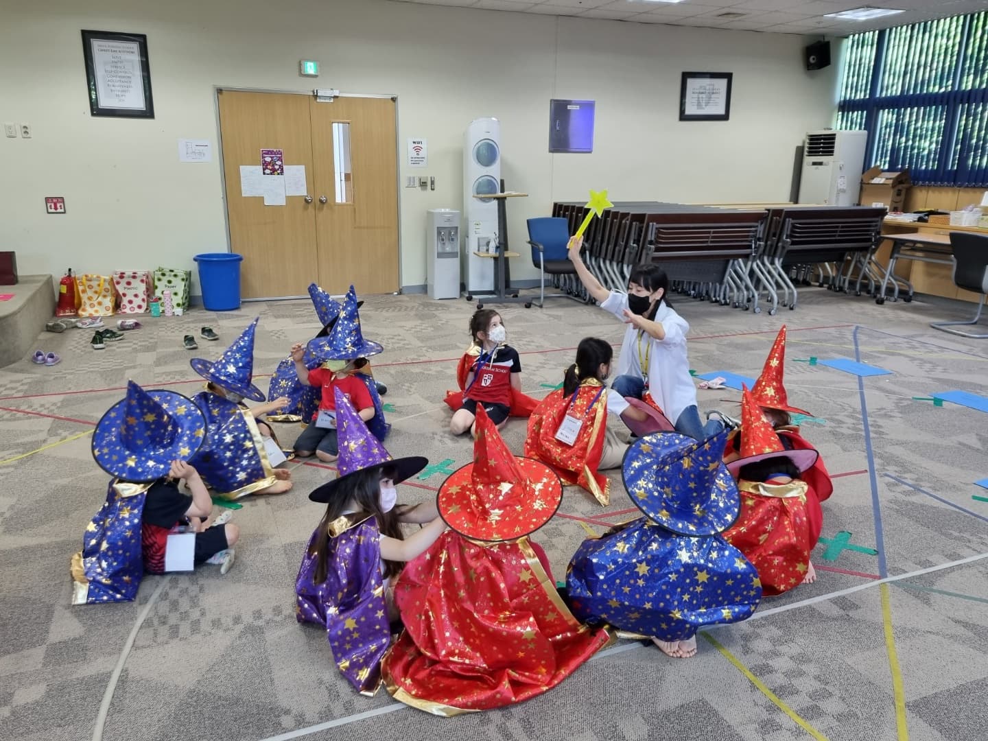 Musical camp rehearsal